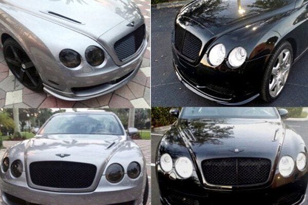 Forged LA Hood Vent Set Supersports Style For Bentley Flying Spur 2014-2016