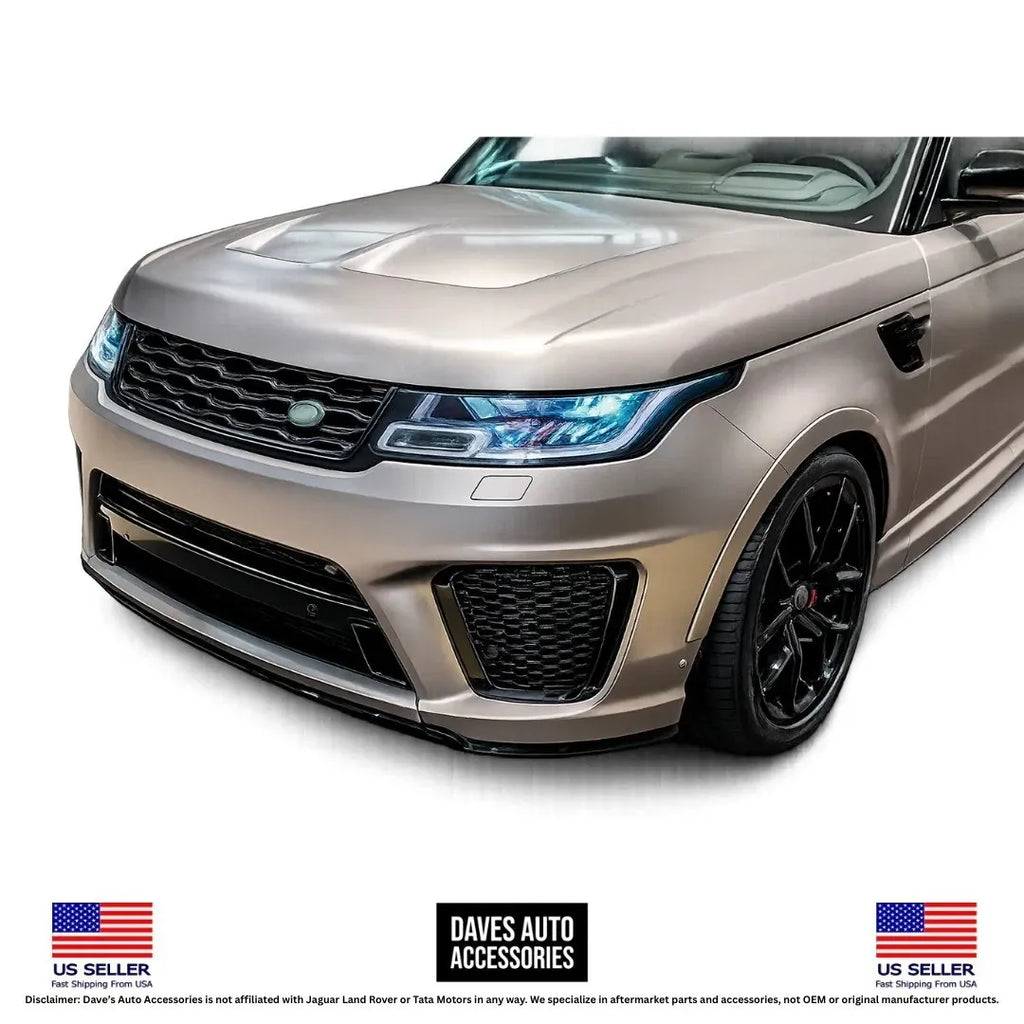 Daves Auto Accessories Hoods SVR Style Aluminum Hood For Range Rover Sport L494 L495 2014-2022