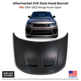 Daves Auto Accessories Hoods SVR Style Aluminum Hood For Range Rover Sport L494 L495 2014-2022