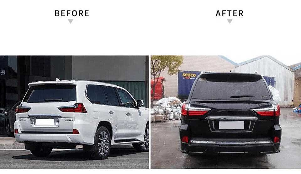 Aftermarket Products Lexus LX570 2016-2021 BODY KIT S Sport Look GRILLE & LIP SPOILERS