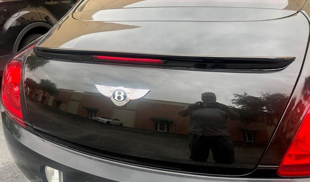 Forged LA Lip Spoiler with Light Luxe-GT Style For Bentley Continental 2005-2011