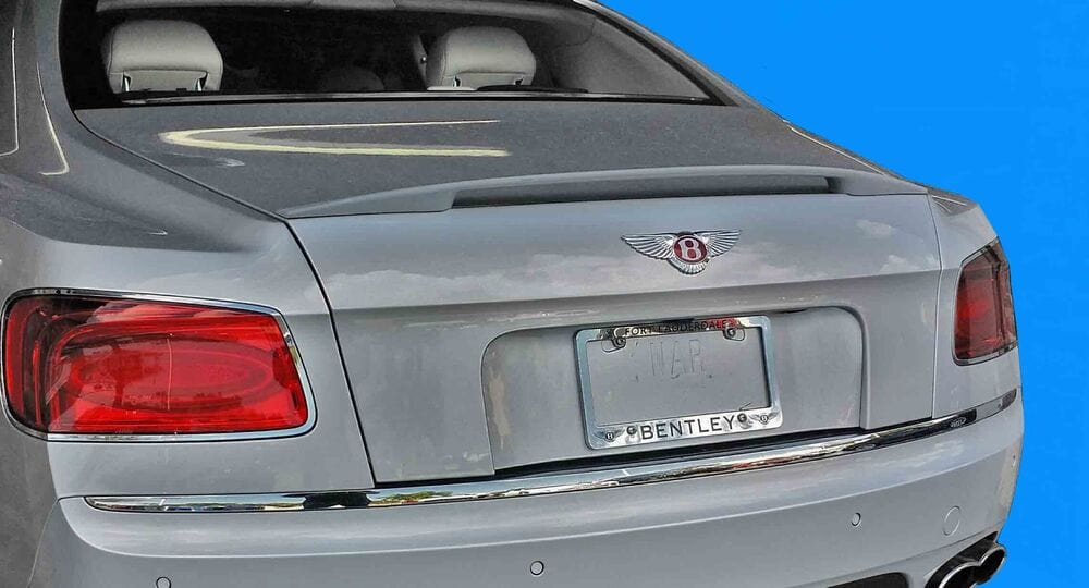 Forged LA Medium Rear Wing lineaTesoro Style For Bentley Continental 2012-2015