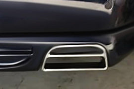 Forged LA Rear Bumper Skirt with Custom Exhaust Tips For Rolls-Royce Phantom 2013-2017