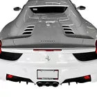 Rear Lip Spoiler Linea Tesoro Style For Ferrari 458 Italia 2013-2014