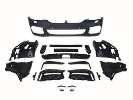For BMW 17-20 5 Series G30 PRE-LCI MTECH MSPORT Style Front Bumper W/PDC , W/ACC