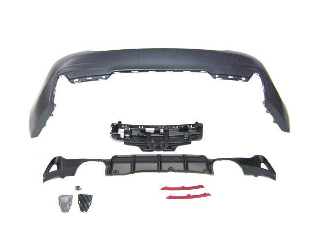 For BMW 14-20 F32 F33 4Series, Performance Style Rear Bumper w/PDC Quad Diffuser