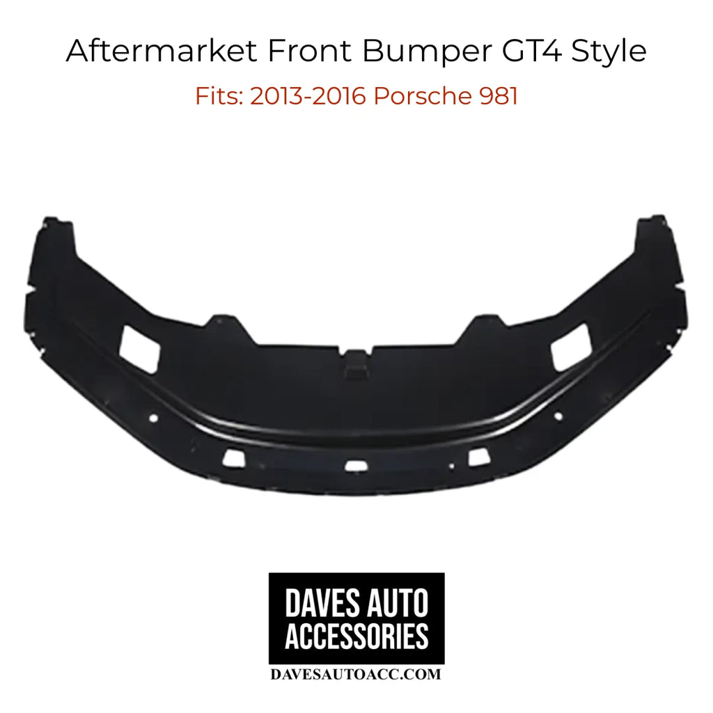 GT4 Style Front Bumper for 13-16 Porsche 981 Cayman & Boxster