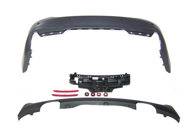For BMW 14-20 4 Series F32 M-Tech Style Rear Bumper w/ PDC, Quad Type Diffuser