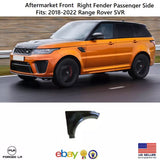 Aftermarket Front Fender Panel Right Passenger Side Fit 18-22 Land Range Rover Sport SVR