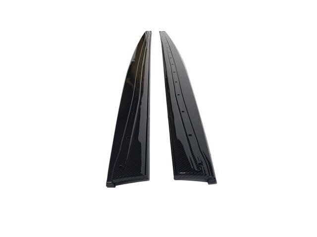 For BMW 14-20 F32/F33 M Performance Side Skirts W/ Carbon Fiber Side Extensions
