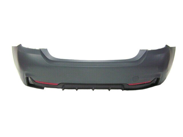 For BMW 14-20 F32 M Performance Style Rear Bumper w/o PDC, 428i Type Diffuser
