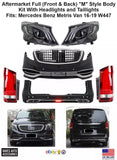 Aftermarket Body Kit for Mercedes Benz Metris Van 16-19 Vito W447 to 2020+ Style