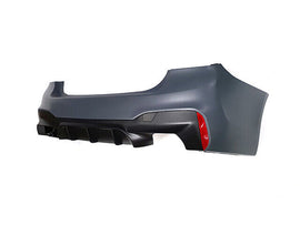 For BMW 17-20 5 Series PRE-LCI G30 M5 Style Rear Bumper W/O PDC