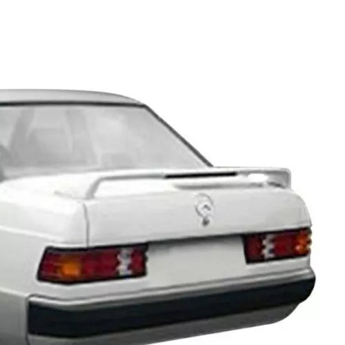 Rear Spoiler with Light Factory Style For Mercedes-Benz 190E 1984-1993