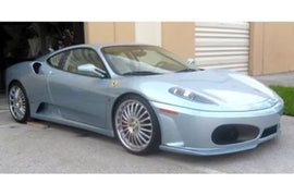 Front Bumper Lip Spoiler Hamann Style For Ferrari F430 2005-2009