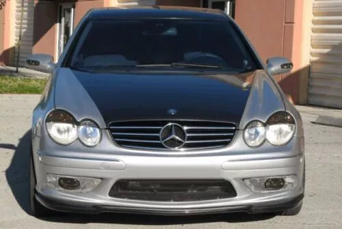 Front Bumper Lip Spoiler L Style For Mercedes-Benz CLK55 AMG 2003-2005