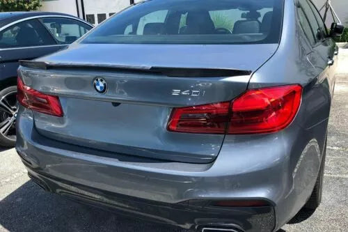 Rear Trunk Lip Spoiler VS Style For BMW 5 Series G30 Sedan 2017-2019