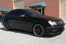 Front Bumper Lip Spoiler L Style For Mercedes-Benz CLK350 2006-2007