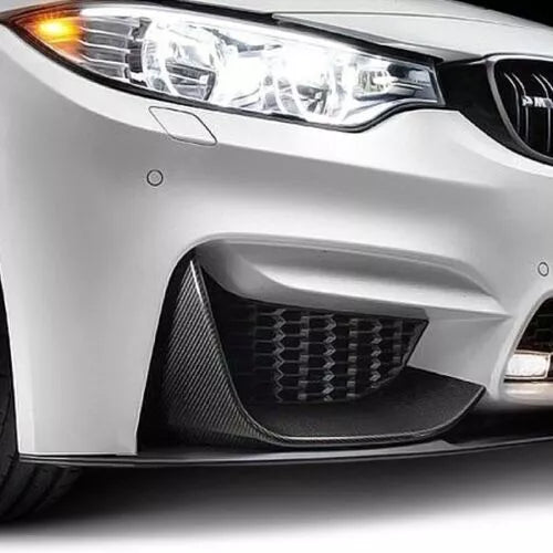 Front Bumper Splitters FS Style For BMW M3 Sedan 2015-2018