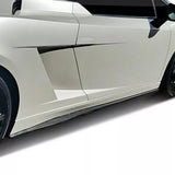 Side Skirt Set LP570 Style For Lamborghini Gallardo 2004-2013