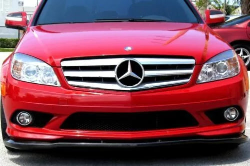 Front Bumper Lip Spoiler Euro Style For Mercedes-Benz C300 2008-2014