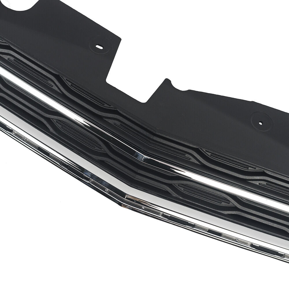 Forged LA Set of 2 Upper & Lower Bumper Grille Chrome Fit 2016 2017 Chevrolet Equinox