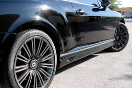 Forged LA Side Skirts SportLine Style For Bentley Convertible Speed Models ONLY