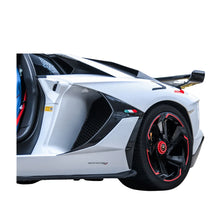 Load image into Gallery viewer, Half-Exposed Dry Carbon Fiber SVJ Style Side Skirts Lamborghini Aventador 11-21