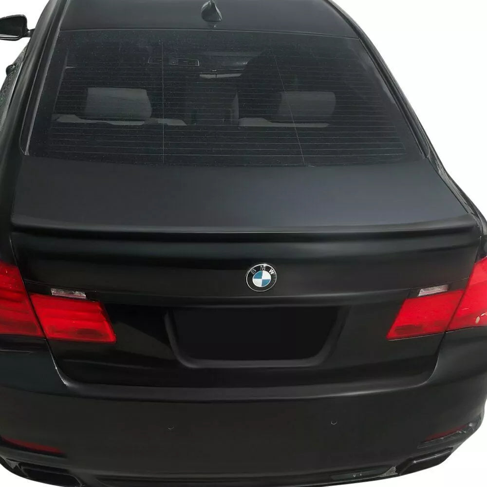 Forged LA Trunk Lip Spoiler Wald Black Bison Style For BMW 7 Series F01/F02 Sedan 2010-2015