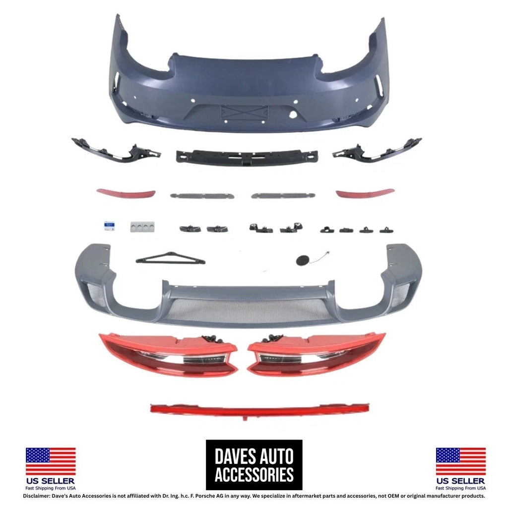 Daves Auto Accessories VehiclePartsAndAccessories 2012-2019 Porsche 911 991 GT3 Style Full Body Kit Conversion w/ Taillights