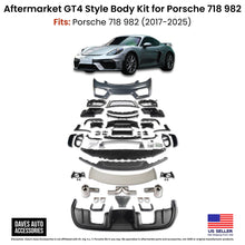 Load image into Gallery viewer, Daves Auto Accessories VehiclePartsAndAccessories 2017-2025 Porsche 718 Cayman Boxster GT4 Style Body Kit Full Conversion