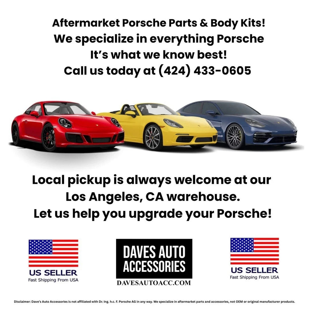 Daves Auto Accessories VehiclePartsAndAccessories 2017-2025 Porsche 718 Cayman Boxster GT4 Style Body Kit Full Conversion