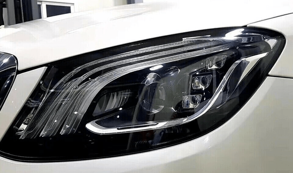 Aftermarket W222 2018+ Style Multi-Beam Headlights For 2014-2017 Mercedes-Benz S-CLASS S550 S63