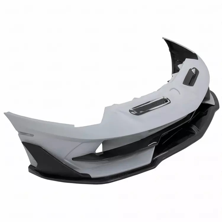 - VehiclePartsAndAccessories Aftermarket Front Bumper Lamborghini Aventador SVJ Style Half Carbon Fiber