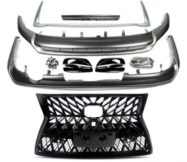 Daves Auto Accessories VehiclePartsAndAccessories Aftermarket Front & Rear Bumper Spoiler, Grill, Mirror Cover For Lexus GX460 14-22