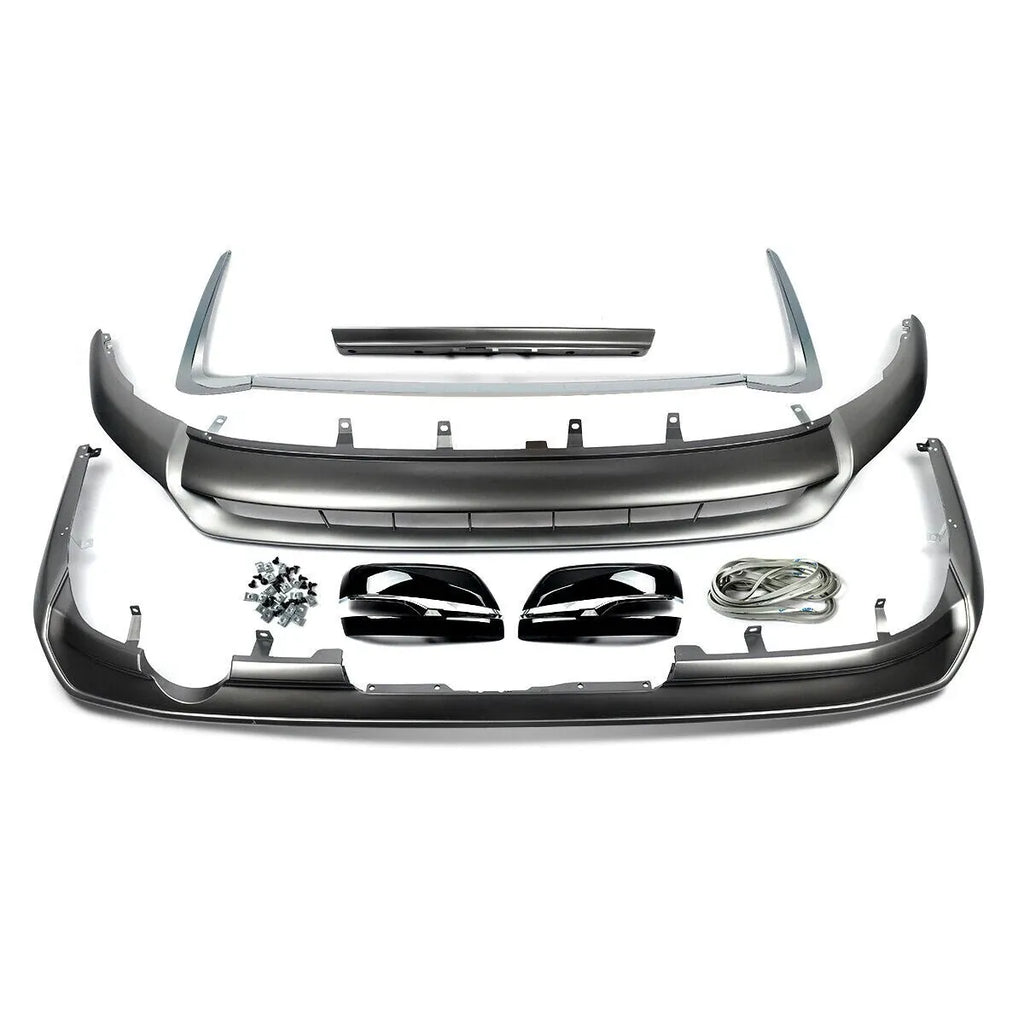 Daves Auto Accessories VehiclePartsAndAccessories Aftermarket Front & Rear Bumper Spoiler, Grill, Mirror Cover For Lexus GX460 14-22