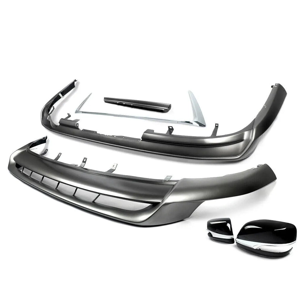 Daves Auto Accessories VehiclePartsAndAccessories Aftermarket Front & Rear Bumper Spoiler, Grill, Mirror Cover For Lexus GX460 14-22
