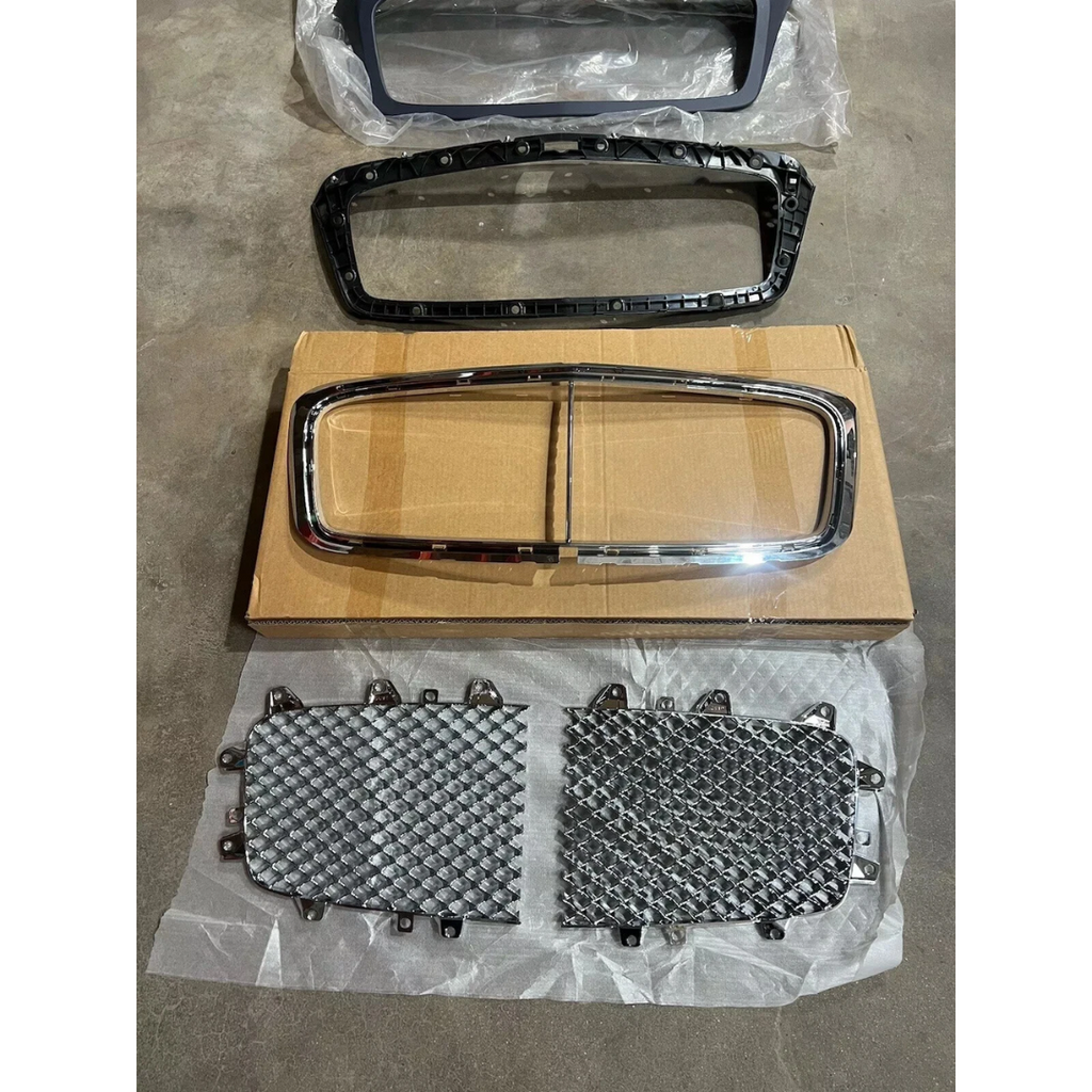 Daves Auto Accessories VehiclePartsAndAccessories Complete Front Radiator Grille Frame Cover Bentley Continental Flying Spur GT GTC
