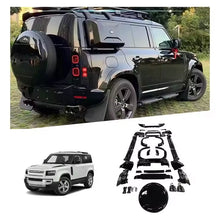 Load image into Gallery viewer, - VehiclePartsAndAccessories Land Rover Defender 110/90 2020-2025 Gloss Black Bumper Cover Trim Body Kits