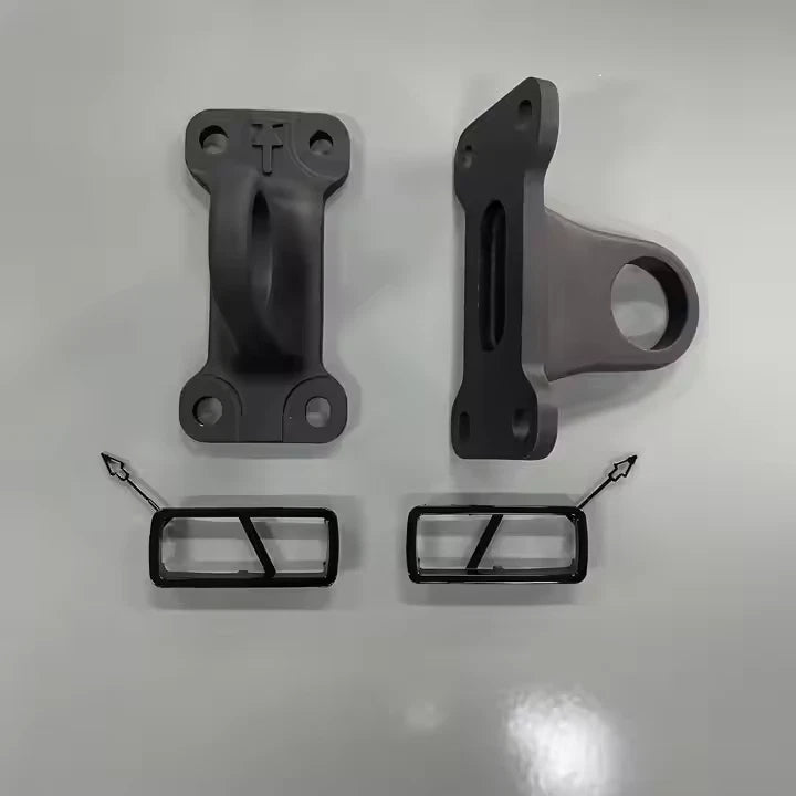 - VehiclePartsAndAccessories Land Rover Defender 110/90 2020-2025 Gloss Black Bumper Cover Trim Body Kits