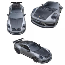 Load image into Gallery viewer, - VehiclePartsAndAccessories Porsche 992 GT3 Style Dry Carbon Fiber Hood Bonnet 911 GTS Carrera S 2020 - 2025