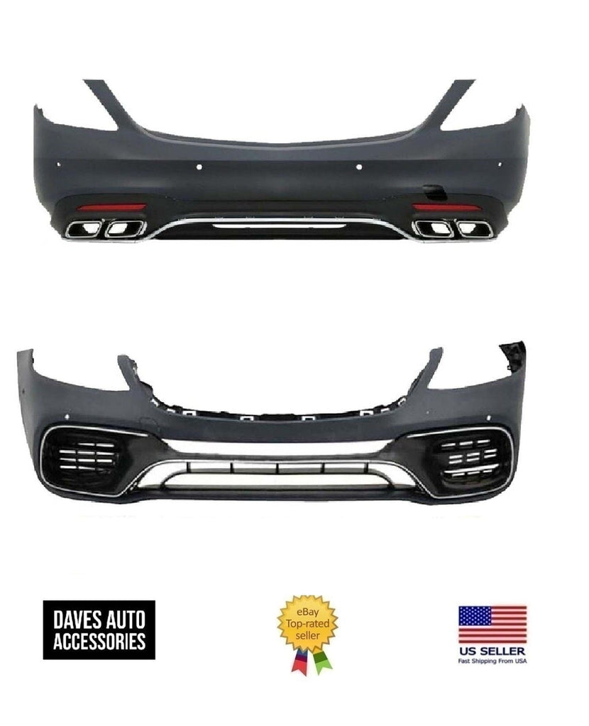 Mercedes-Benz VehiclePartsAndAccessories S-Class AMG Bumper S63 Body kit Tips S550 S-Class facelift S550 S560 New style