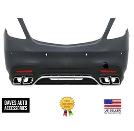Mercedes-Benz VehiclePartsAndAccessories S63 AMG bumpers body kit grille Skirts S550 18+ style Fits 2014-2017 Headlights