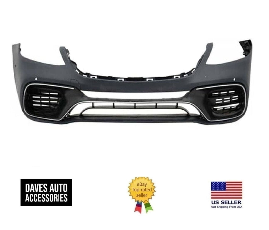 Mercedes-Benz VehiclePartsAndAccessories S63 Front Bumper Cover Body S550 S-Class facelift S560 AMG 18+ style 2014-2020