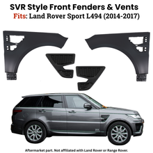 Load image into Gallery viewer, Daves Auto Accessories VehiclePartsAndAccessories SVR Style Front Driver &amp; Passenger Fenders &amp; Vents Fits Range Rover Sport 14-17