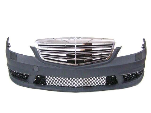 Forged LA 07-13 W221 Mercedes S63/S65 AMG Style Front Bumper without PDC + Front Grille