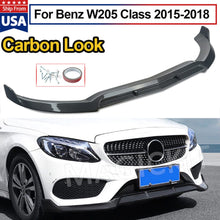 Load image into Gallery viewer, Forged LA 2015-18 MERCEDES BENZ C CLASS C205 A205 W205 BRABUS STYLE FRONT LIP SPLITTER