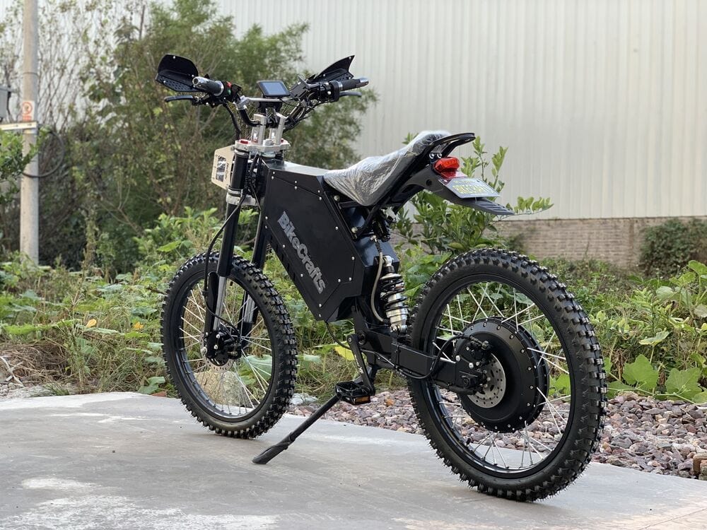 Sahara Bikes 3000w 48v Adult Electric Off Road Dirt Bike Bomber Mountain Ebike Fast 30 MPH+