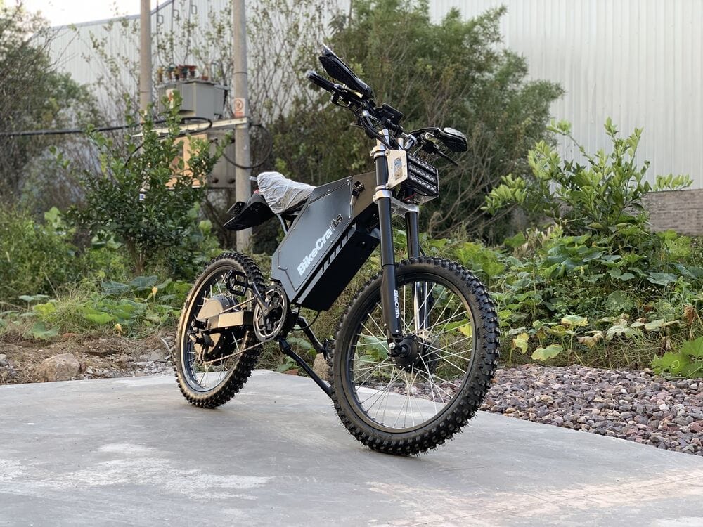 Sahara Bikes 5000w 72v Adult Electric Off Road Dirt Bike Bomber Mountain Ebike Fast 45 MPH+