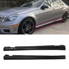 Forged LA 83.4''Car Side Skirt Splitter Extension For Benz W205 W204 W212 A B C E Class